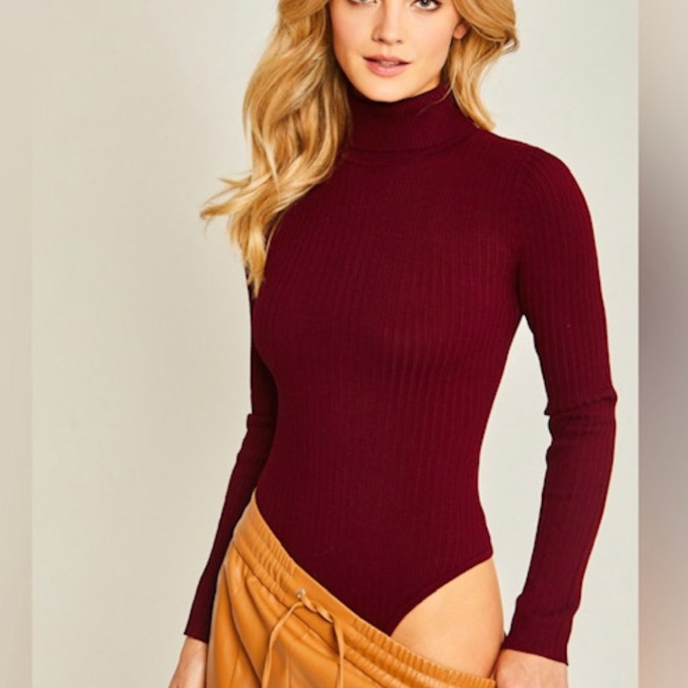 Turtleneck bodysuit